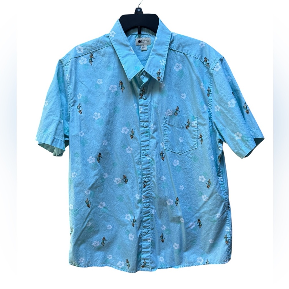Haggar Hulu Girl Button Down Shirt